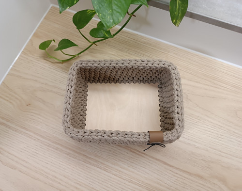 Háčkovaný košík — foto 2