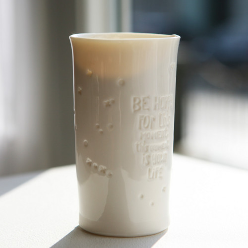 Pohár Be Happy - porcelán — foto 2