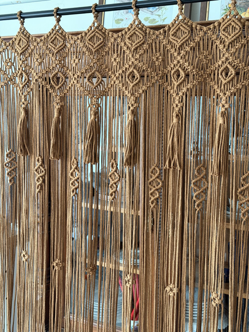 Macrame záclona — foto 4