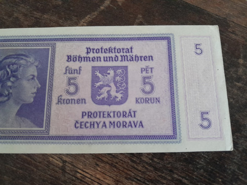 5 korun 1940 protektorát — foto 6