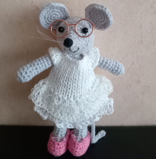 Háčkovaná myška Káťa — foto 3
