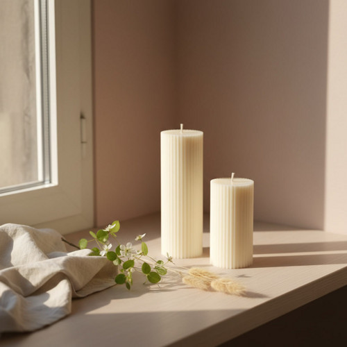 Designová svíčky Basic - set dvou — foto 4