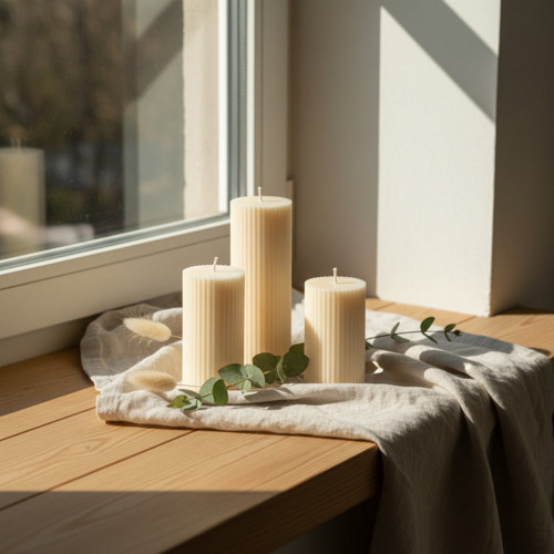 Designová svíčky Basic - set dvou — foto 3