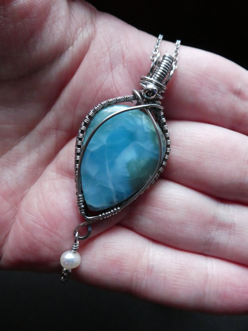 Náhrdelník Larimar — foto 4