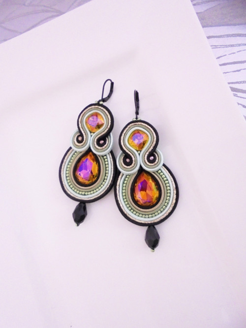 Soutache náušnice — foto 2
