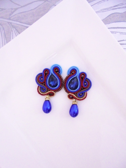 Soutache náušnice — foto 2
