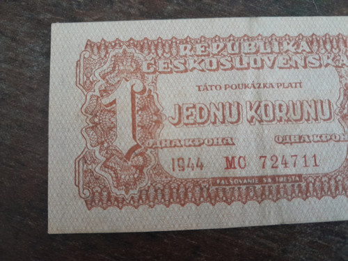 1 koruna 1944 — foto 2