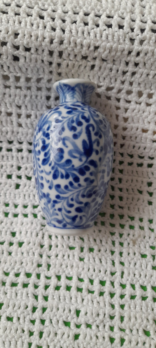 Modrobílá vázička — foto 2