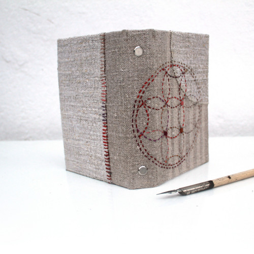 Karisblok Sashiko kruhy - A6 — foto 4