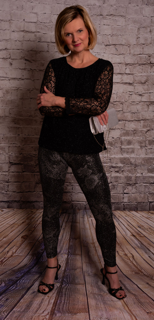 Halenka - Black lace - Vel. 38/40 — foto 5