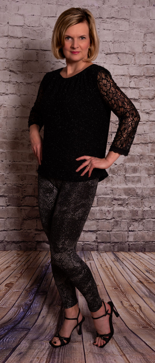 Halenka - Black lace - Vel. 38/40 — foto 3