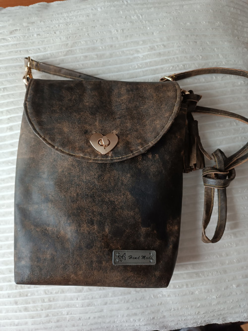 Kabelka crossbody kožená — foto 2