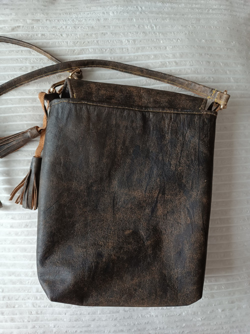 Kabelka crossbody kožená — foto 3