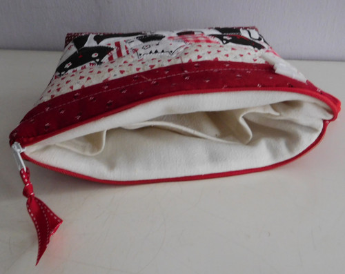 Patchwork s kočičkami - taštička — foto 3