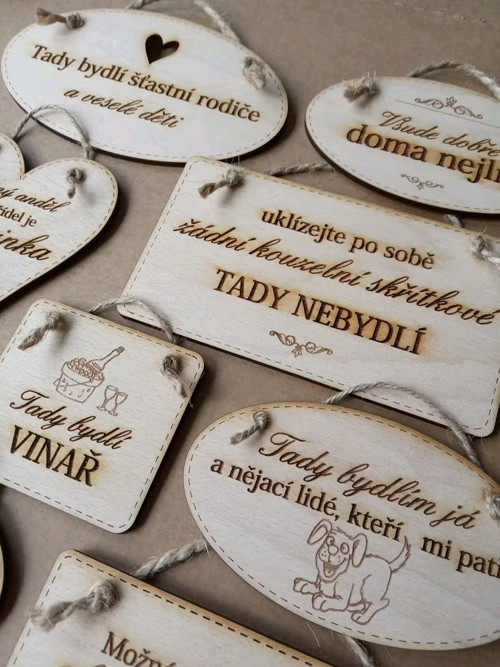 Cedulka dle výběru – přírodní — foto 2