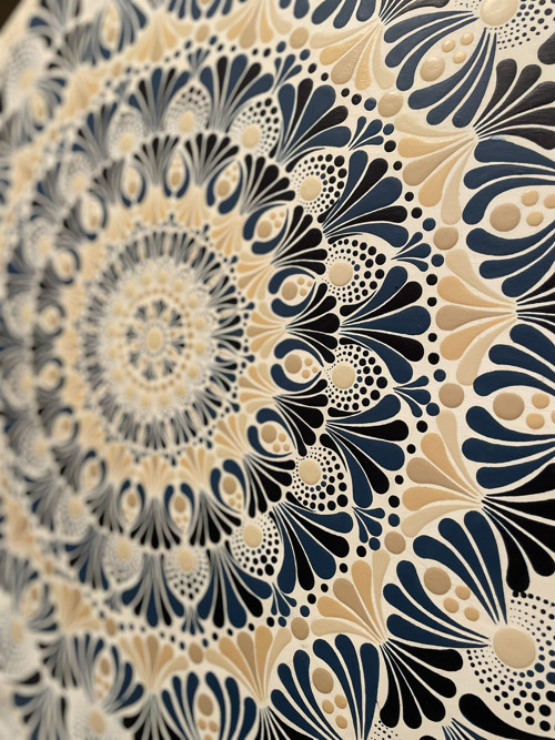 Mandala Písek a Oceán, průměr 60 cm — foto 3