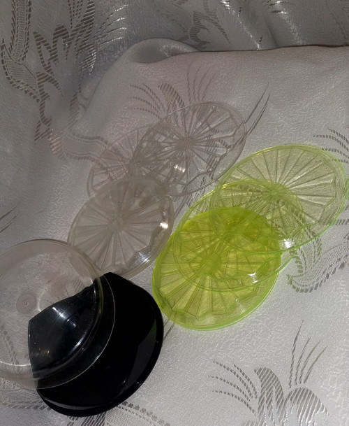 Plastové retro podtácky — foto 2
