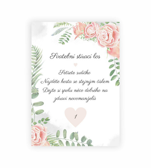 Svatební stírací los - rose — foto 2