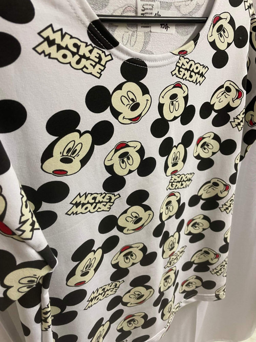 Dámské triko Mickey na bílé — foto 4