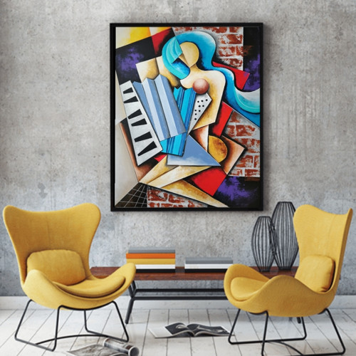 "Žena s harmonikou",80x100 — foto 2