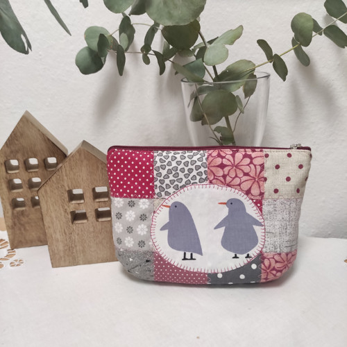 Taštička tučňáci patchwork — foto 2