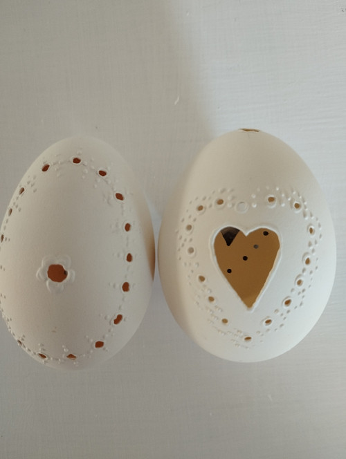 Bílé husí kraslice — foto 2