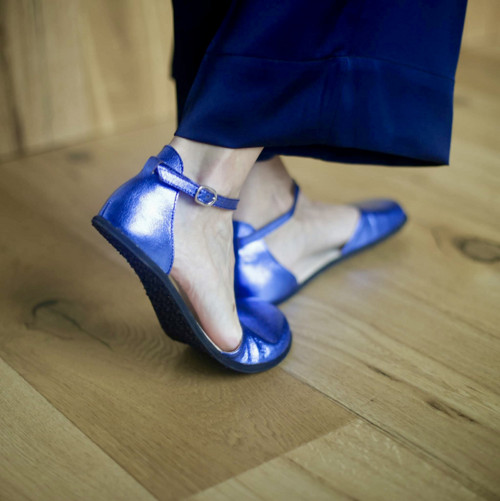 Celokožené barefoot otevřené baleríny 39 — foto 3