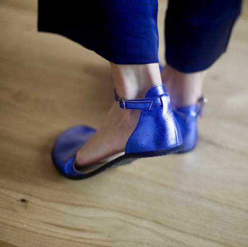 Celokožené barefoot otevřené baleríny 40 — foto 3
