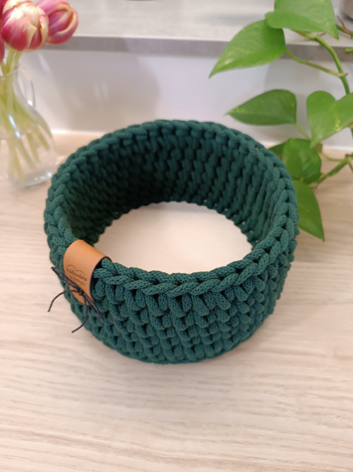 Háčkovaný košík — foto 2