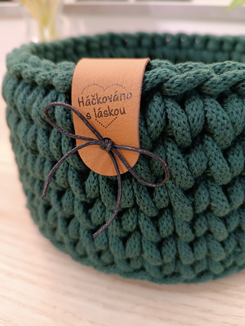 Háčkovaný košík — foto 5