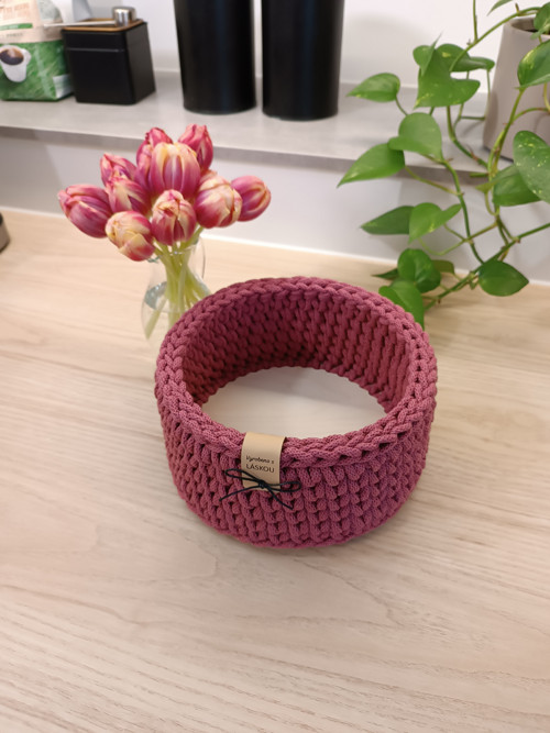 Háčkovaný košík — foto 5