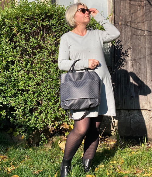 Kabelka Tereza černozlatá — foto 5