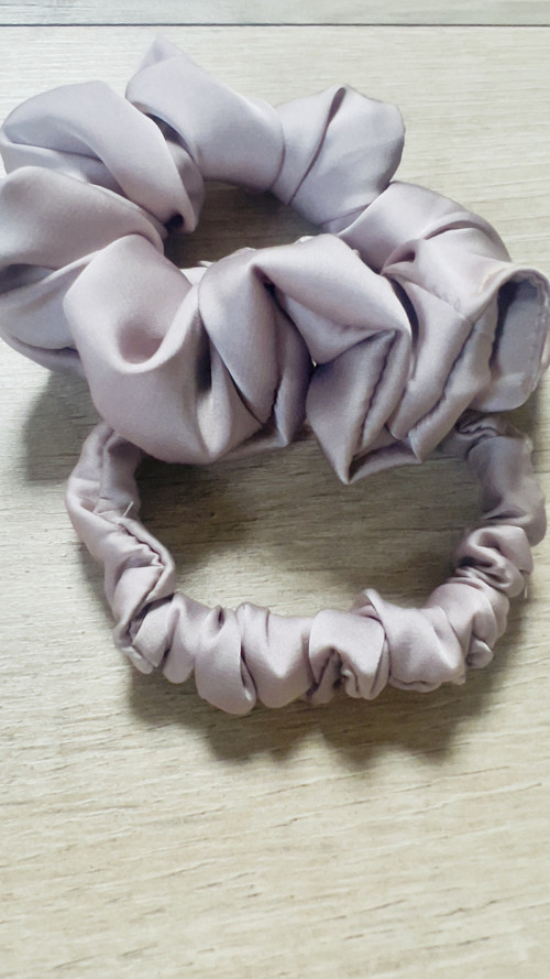 Scrunchies- světlá mocca — foto 2