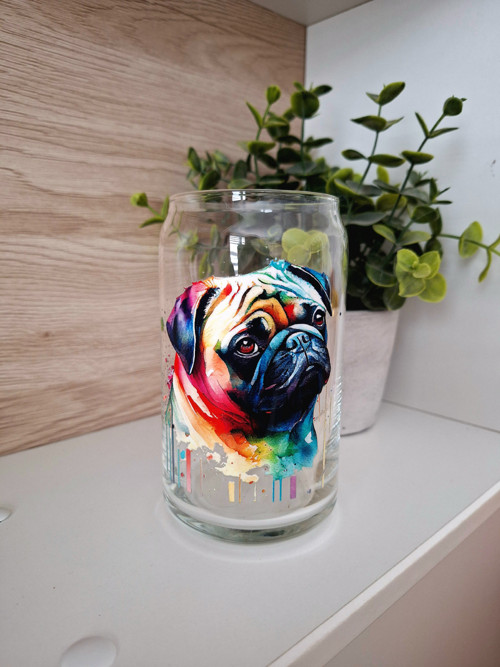 Sklenička mops — foto 2