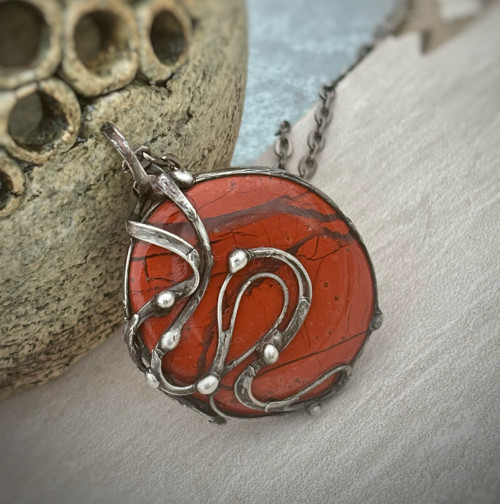 Amulet - jaspis červený (C54) — foto 3