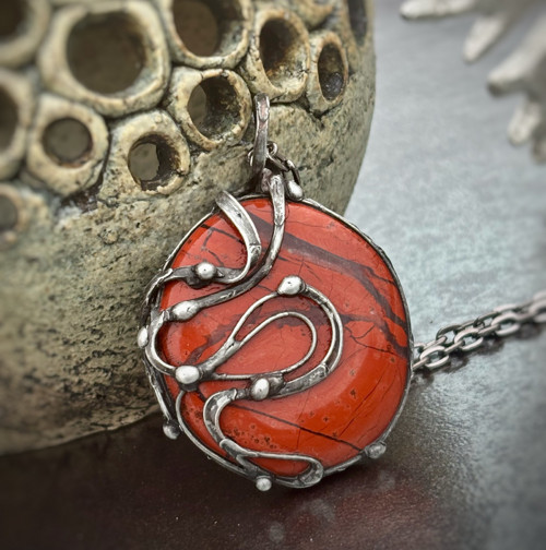 Amulet - jaspis červený (C54) — foto 6