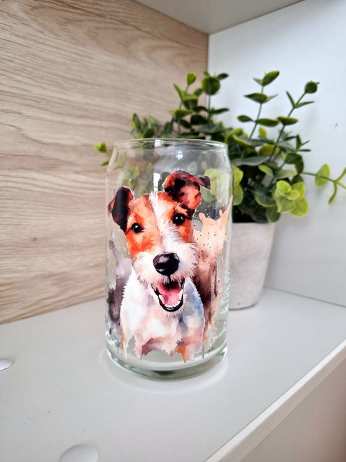 Sklenička drsnosrstý foxteriér — foto 2