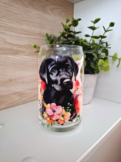 Sklenička černý labrador — foto 2