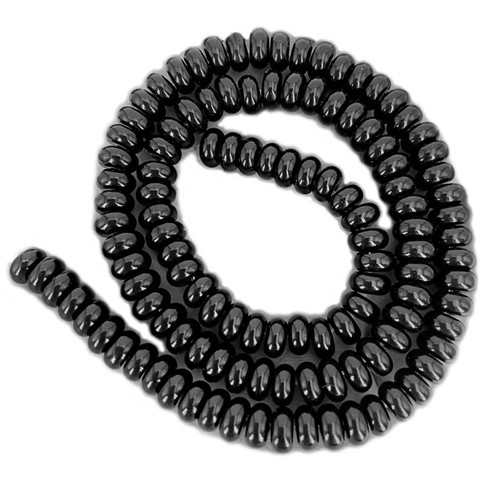 Rondelky mléčně světle modré 6mm, 20ks — foto 2
