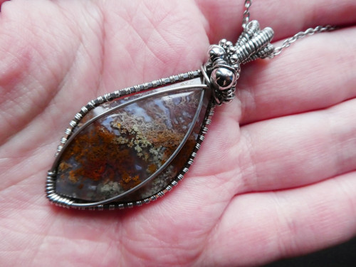 Náhrdelník Moss Agate III — foto 4