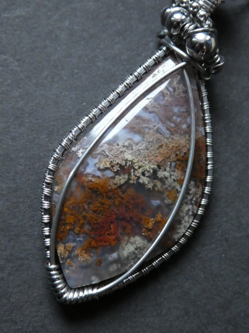 Náhrdelník Moss Agate III — foto 3