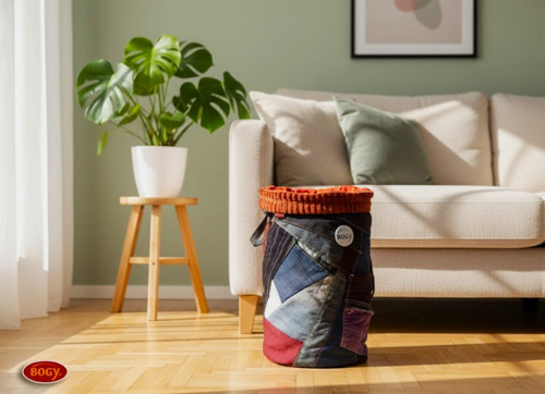 Recy sešívaný koš s plackou 11 - zero waste — foto 2