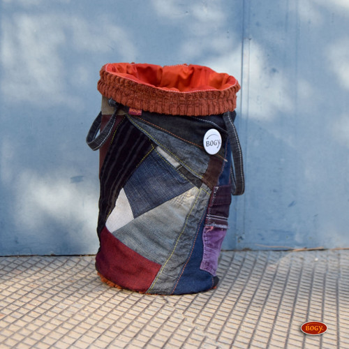 Recy sešívaný koš s plackou 11 - zero waste — foto 4