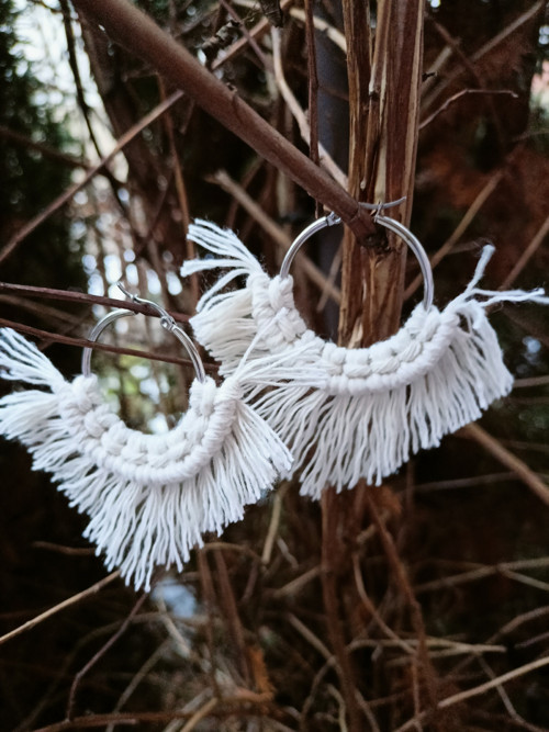 Boho kruhové náušnice — foto 3