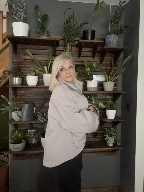 Šedá bunda softshellová — foto 4