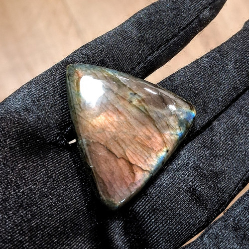 Labradorit, ID 5470, 38x32 mm — foto 3