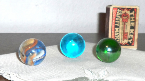 3x velké skleněné KULIČKY — foto 3