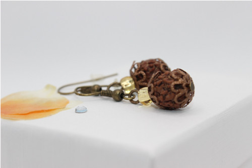 Rudraksha. Náušnice — foto 4