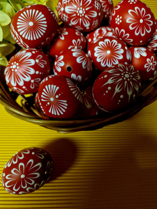 Velikonoční kraslice - červená — foto 3