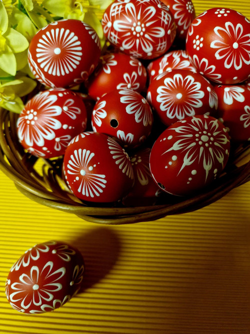 Velikonoční kraslice - červená — foto 2